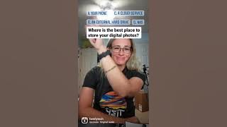 Where you should be storing your digital photos! #shorts