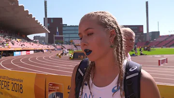 IAAF World U20 Tampere - Ada Koistinen FIN Triple Jump Group B