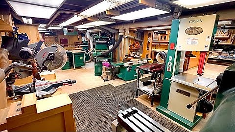 HOW I MOVED ALL THIS HEAVY MACHINERY INTO MY BASEMENT WOODSHOP (through a man door)