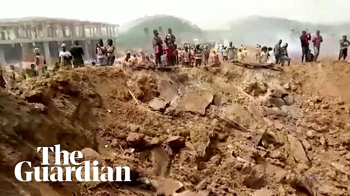 Deadly explosion in Ghana leaves huge crater after a mining truck accident