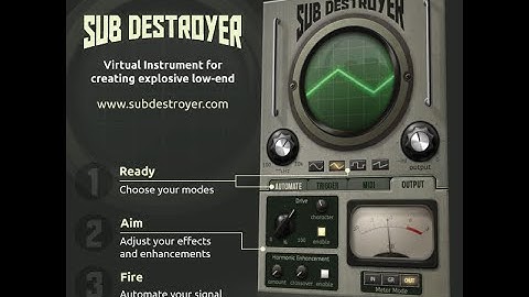 PLUG-IN REVIEW: Sub Destroyer by Joey Sturgis Tones
