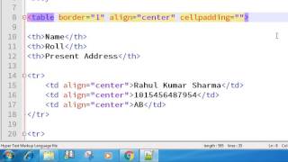 48. Table Cell Padding in HTML (Hindi)