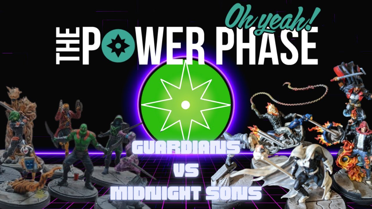 Oh Yea! The Power Phase! Guardians vs Midnight Sons Live Marvel Crisis Protocol Battle Reports