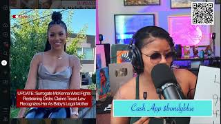 MCKENNA WEST WANTS CUSTODY OF BABY