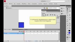 Flash CS4. Alinear objetos.
