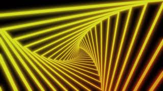 VJ Tunnel Yellow Loop Video Motion Background Free Download No Copyright