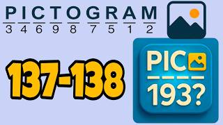 PICTOGRAM Picture Cryptogram 137 138