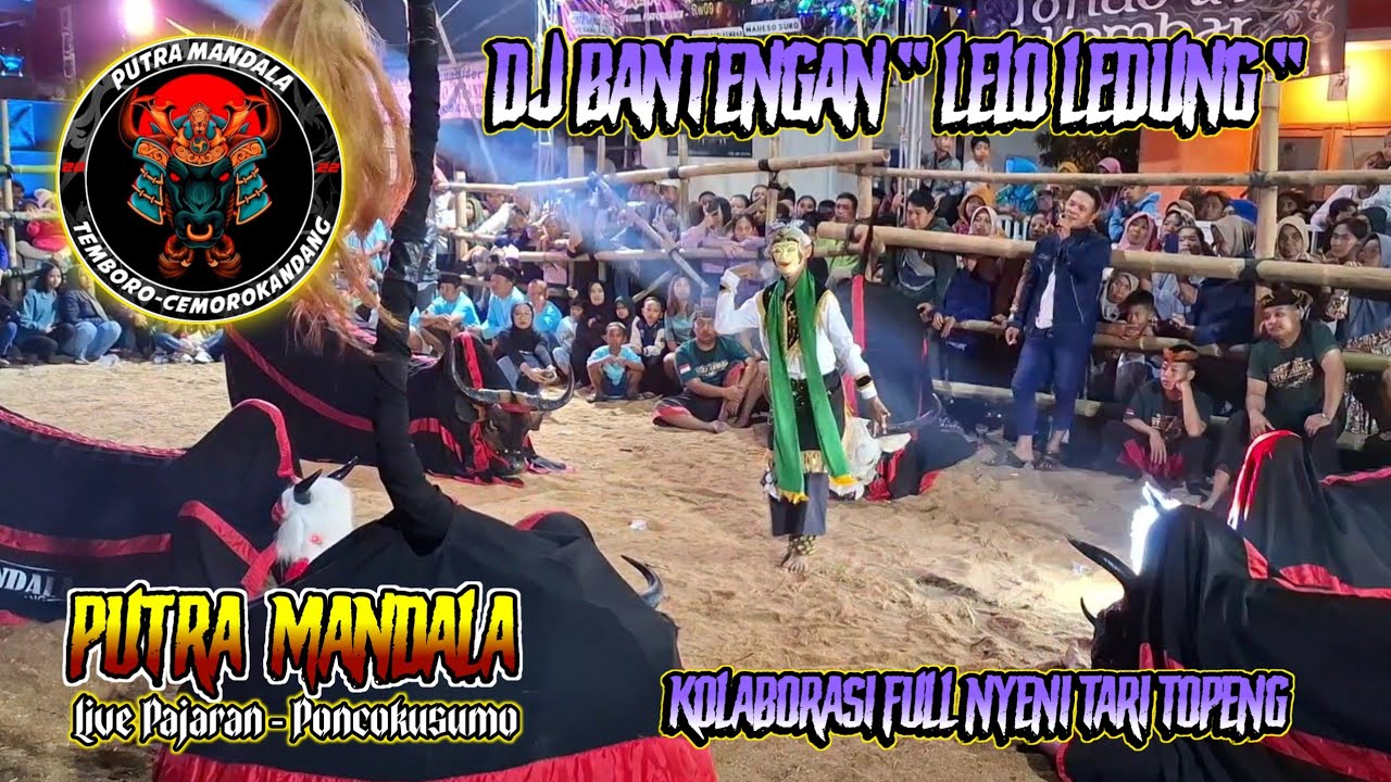 Well... DJ BANTENGAN ‼️ PUTRA MANDALA ‼️ LELO LEDUNG tari topeng kolaborasi Banteng