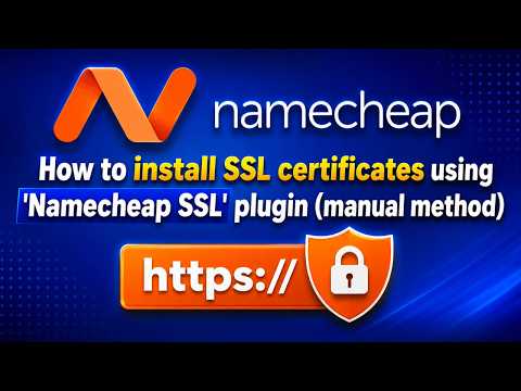 How to install SSL certificates using 'Namecheap SSL' plugin (manual method) | New Method