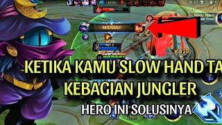 GARA-GARA GA BISA PAS HAND!!KEPAKSA JADI MID LINE + JUNGLER‼️