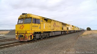 Aurizon 5MP1 / TGE Container Train With ACD6048 ACD6051 G535 & Crew Carriage (4/4/2024) - PoathTV