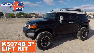 Pro Comp K5074B  3''  Lift Kit  20072014 FJ Cruiser (Instructional with Before/After photos)