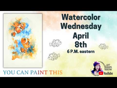 Clownfish | Watercolor for Beginners