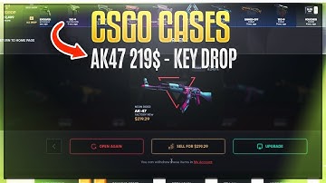 My Lucky Day! I Won AK47 NEON $219 in Key-Drop CSGO Cases