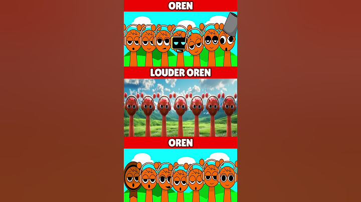 Incredibox Sprunki Oren VS Louder Oren *MIX VERSION*