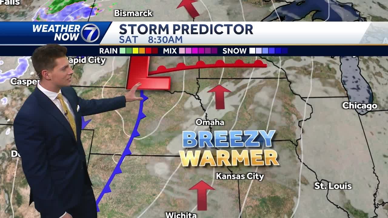 Warmer and breezy tomorrow and Saturday - YouTube