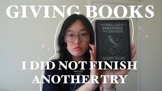 giving books I dnfed another try