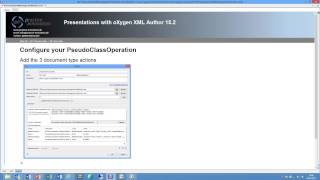 How to do your presentations with oXygen XML Author natively