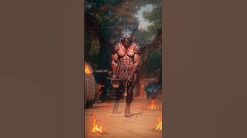 A demon unleashed from the marble 🔥  (Ai - Stable Diffusion - Deforum) #Shorts