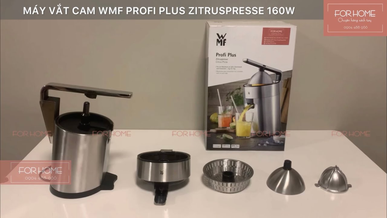 ForHome] Máy vắt cam WMF Profi Plus Zitruspresse 160W - YouTube