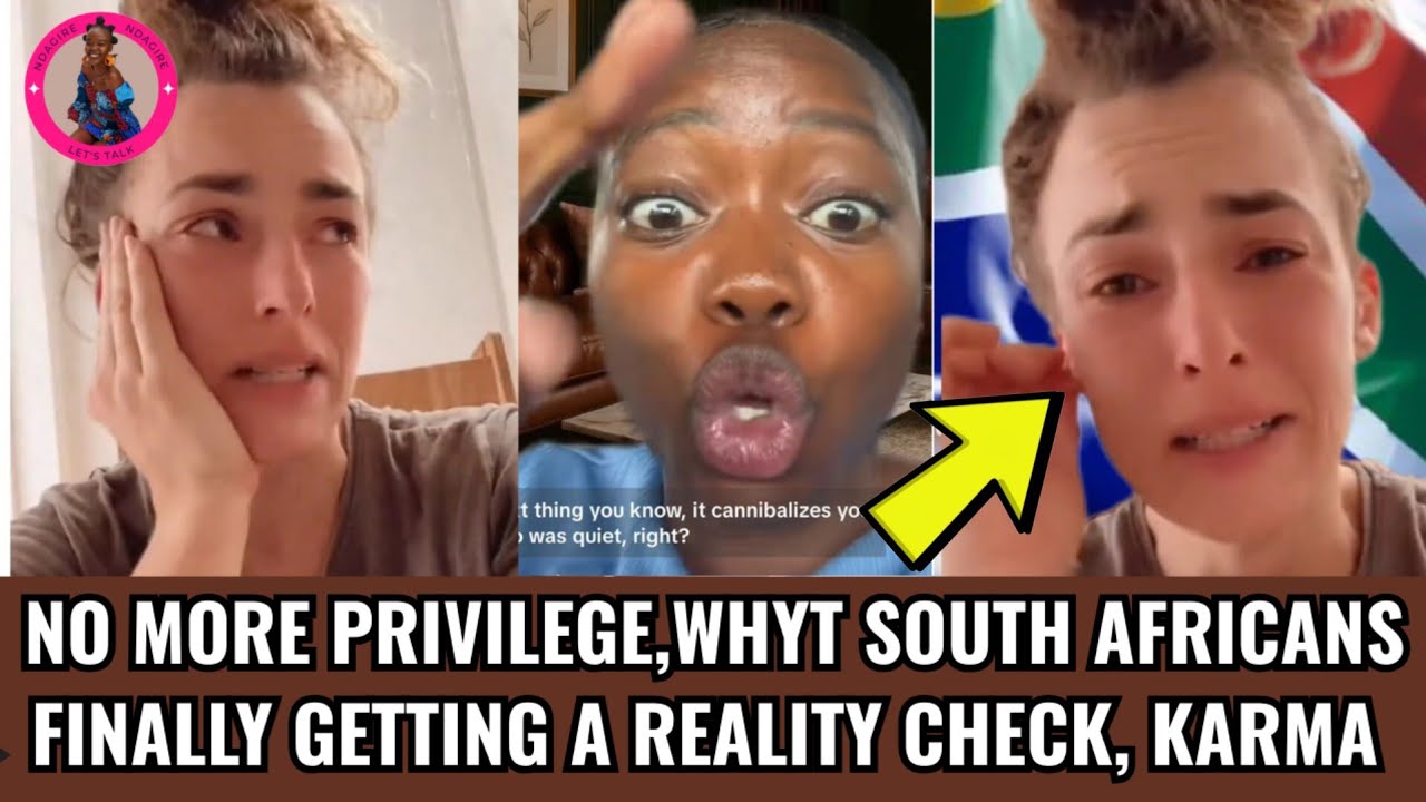 Южноафриканцы плачут после того, как карма настигла их, проверка реальности 