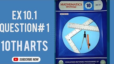 Exercise 10.1{General/Arts Maths}{class 10th} 👍