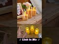 Flameless Candles That Look Real! 🔥 Cozy Home Decor Must-Have 🕯️ | Amazon Finds USA #amazonfinds