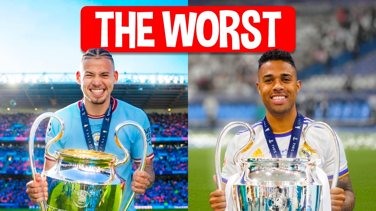 The Worst Player of Each Champions League Winning Team