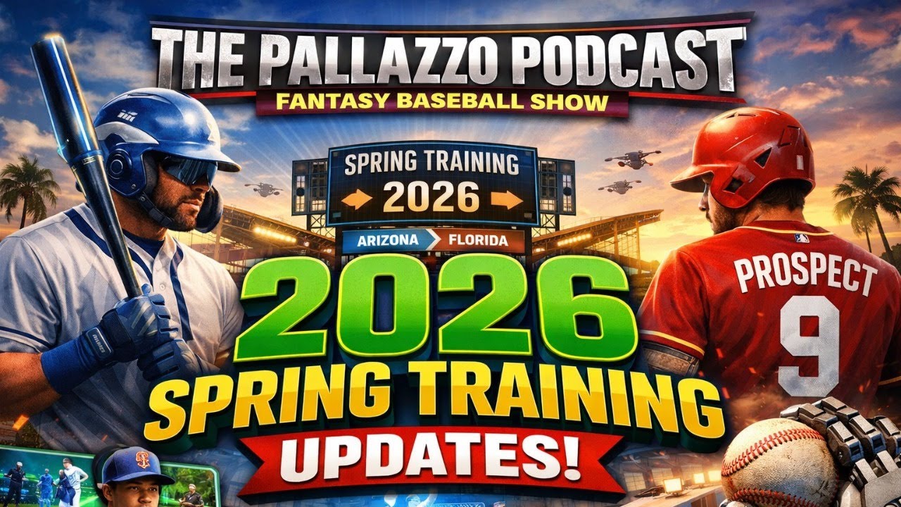 FANTASY BASEBALL LIVE CHAT: SPRING TRAINING UPDATES |  #fantasybaseball #pallazzopodcast #gimme2
