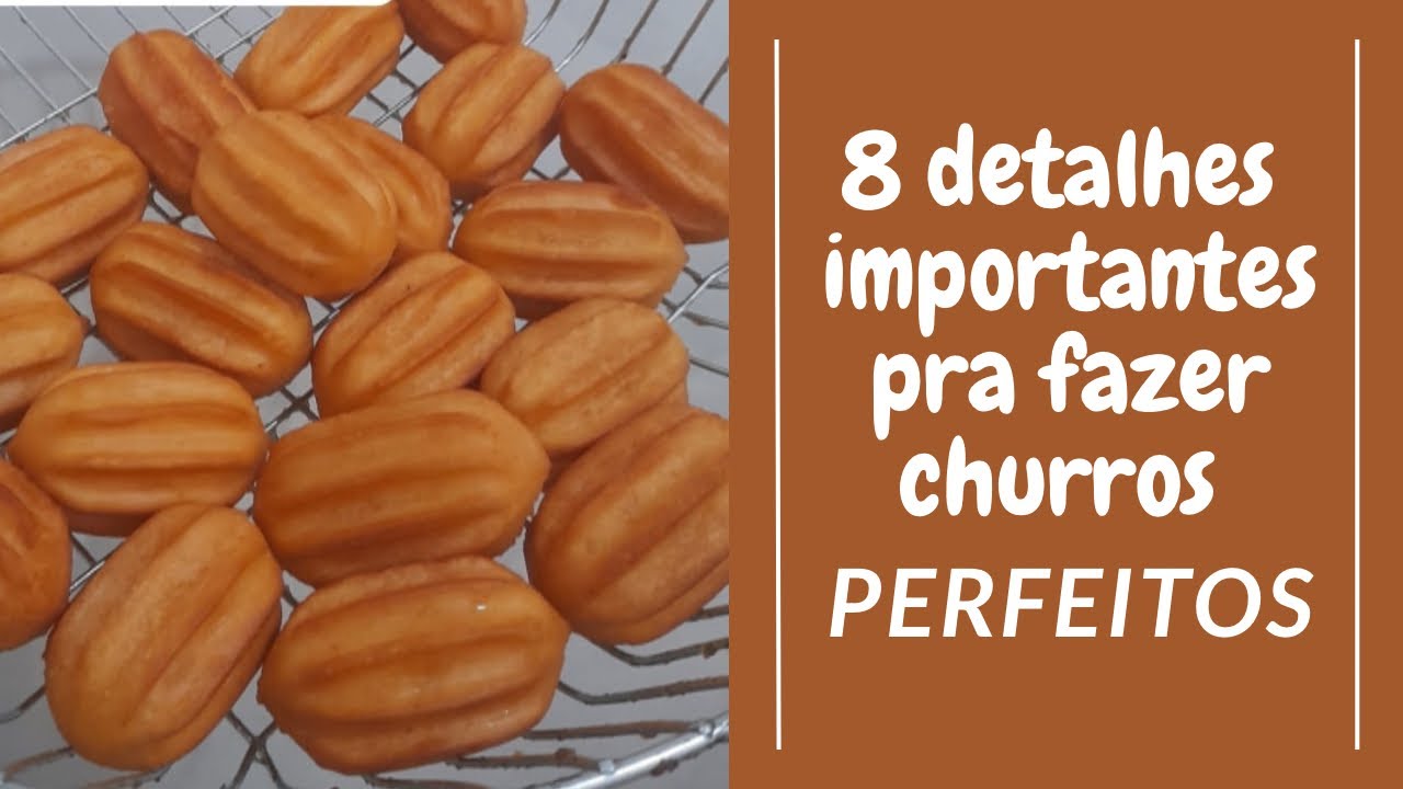 CHURROS SEM ERRO na Máquina de fazer Salgados.