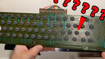 Rare (?) Commodore breadbin keyboard curiosity