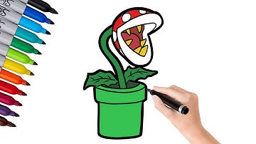 Easy and Fun Tutorial: How to Draw Piranha Plant in a Few Simple Steps