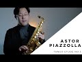 Classical saxophone solo performance astor piazzolla tango etude no3 by wonki lee