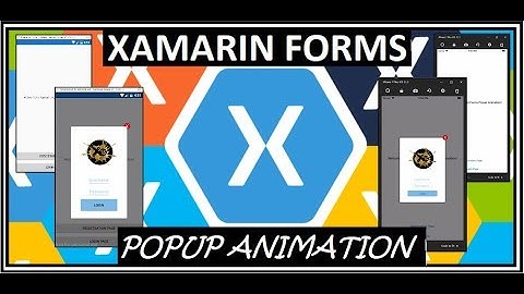 XF Popup Animation
