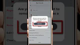 How to Get Someone Off your Best Friends List on Snapchat #shorts #short screenshot 4