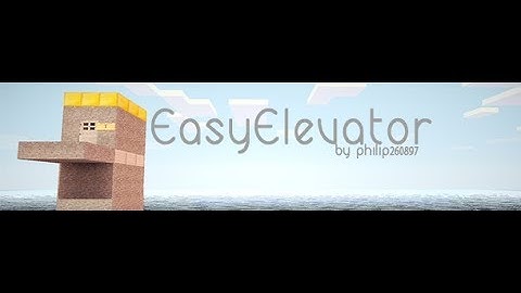 Minecraft plugin showcase EasyElevator