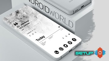 Setup nova launcher । 2022 Customize Android with Kwgt free ☀️ #145