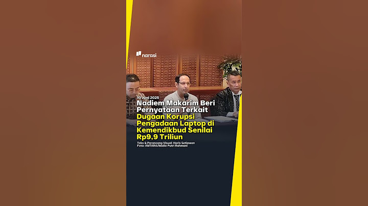 Nadiem Makarim Beri Pernyataan Terkait Dugaan Korupsi Pengadaan Laptop di Kemendikbud | Narasi Daily