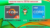 AMD Ryzen 5 3500U vs Intel i5-10210U Processors Comparison - YouTube