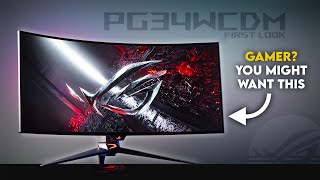 OLED, is THIS the Future of Gaming | ASUS ROG Swift OLED PG34WCDM 34 240Hz | First Look