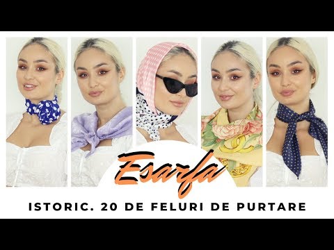 ESARFA | Istoric | 20 de feluri de a o stiliza/lega/purta