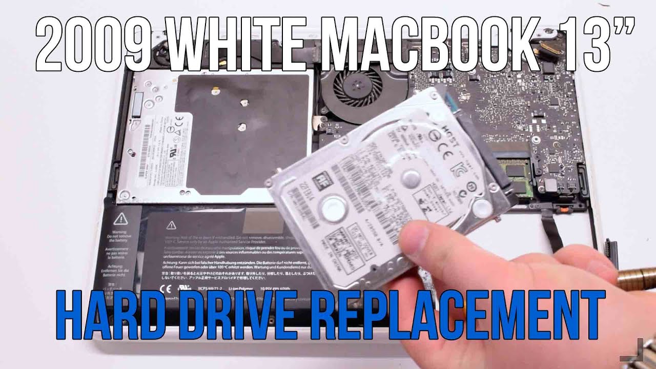 2009 White Hard Disk Drive Replacement - YouTube