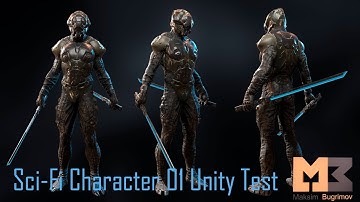 Sci Fi Character 01 (Shadow) Unity Test