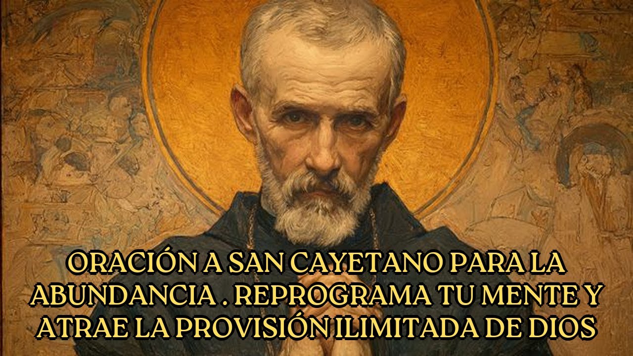 ORACIÓN A SAN CAYETANO PARA LA ABUNDANCIA | Reprograma tu mente y atrae ...