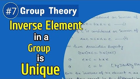 Inverse of each element in a group is unique | theorem proof