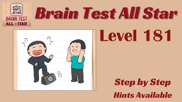 Brain Test All Star Level 181 – Quick & Easy Solution!
