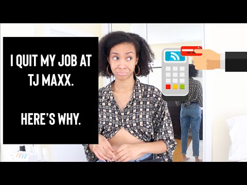 I QUIT MY JOB AT TJ MAXX - EX EMPLOYEE TELLS ALL