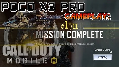 CODM gameplay on POCO X3 Pro | Max Frame rate | High Graphic Quality