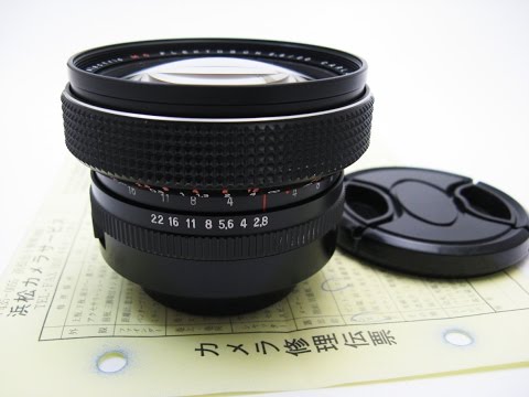 M42 Carl Zeiss Jena DDR electric MC FLEKTOGON 20mmF2.8 - YouTube