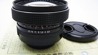 M42 Carl Zeiss Jena DDR electric MC FLEKTOGON 20mmF2.8 - YouTube